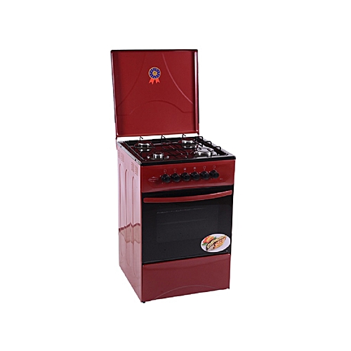 Cuisiniere FERRE 4Feux 50/50 Rouge