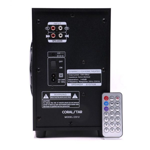 Generic Home Cinéma 2.1 - Bluetooth - USB/SD - Noir - – Image 3