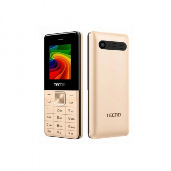 Tecno T301 Dual Sim Radio FM Gold