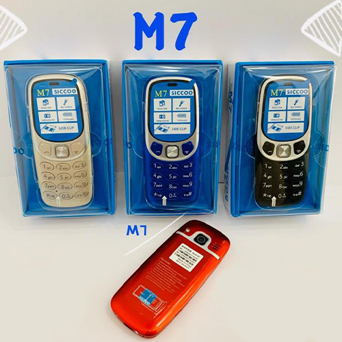 Siccoo M7- 1,6 « – Bt Dialer -Caméra – Vibration -Pile 1900mAh -Mini téléphone