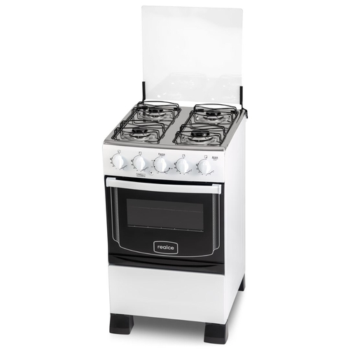 CUISINIERE REALCE 4 FEUX 50X50 WHITE avec Four