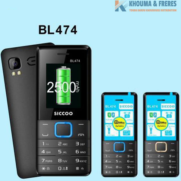 Siccoo BL474 - 1,6 « – Bt Dialer -Caméra – Vibration -Pile 1900mAh -Mini téléphone