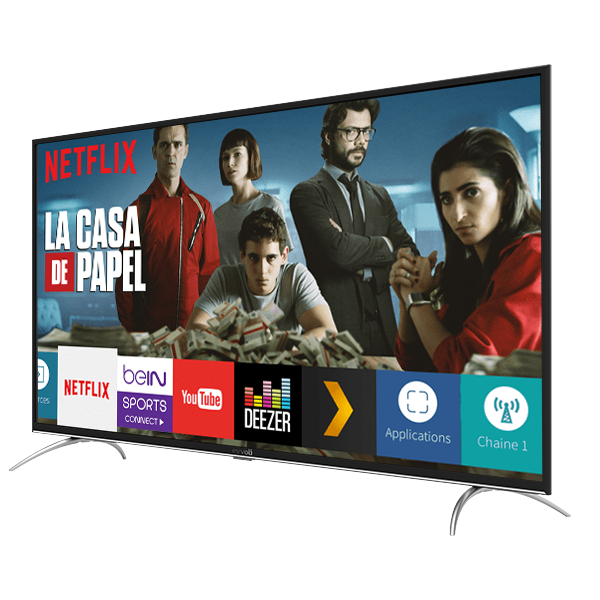 Télévision Evvoli 32″ Pouces (80cm) Smart TV USB HDMI HD