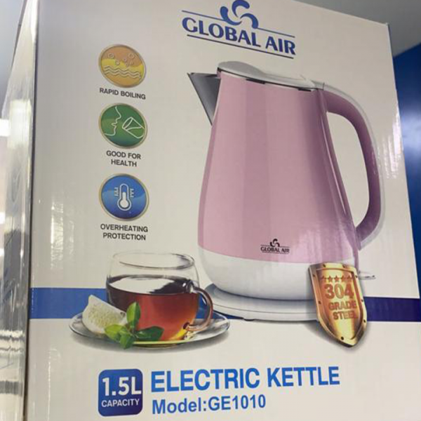 Global Air Bouilloire Electrique GE 1010 - 1.50 Litres - 1800W Inox - Garantie 1 Mois – Image 3