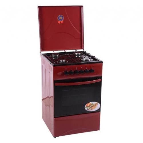 CUISINIERE FERRE 4 FEUX 50/50 ROUGE/ NOIR F5C40G2-IR