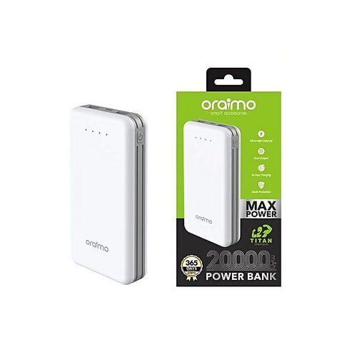 Oraimo Power Bank - OPB-P202D - 20000mAh - Blanc