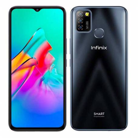 Infinix smart 5- Ram 3Go - Mémoire 64GO - Ecran: 6.63 - Appareil Photo Arriére: 13 MP - Batterie : 5000 mAh