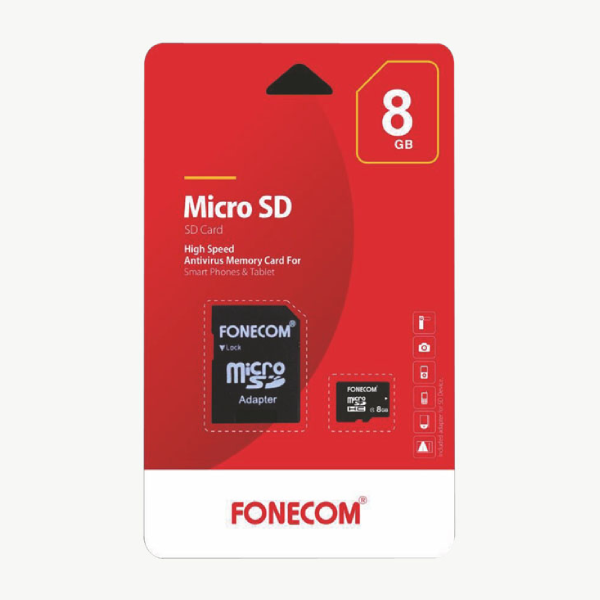 Carte Micro SD fonecom 8Go