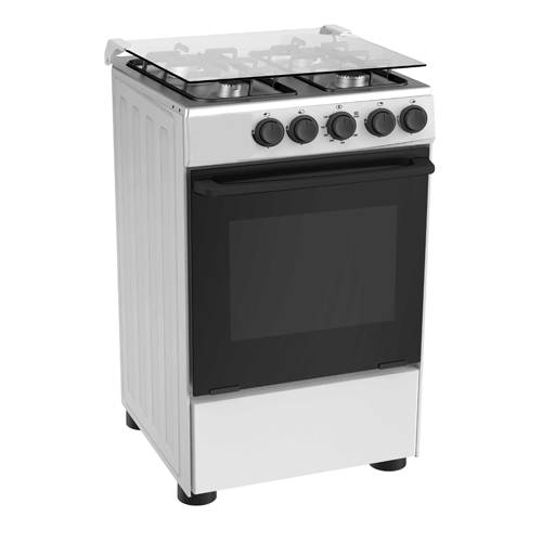 CUISINIERE MIDEA 4FEUX 50X55 BLANCHE 5055-4G059