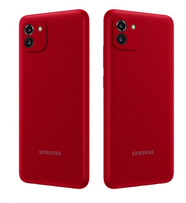 Samsung-Galaxy-A03 rouge