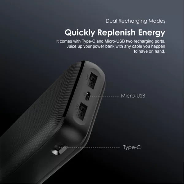 Oraimo Traveler 2 octets 20000mAh Banque d'alimentation - OPB-P205D – Image 4