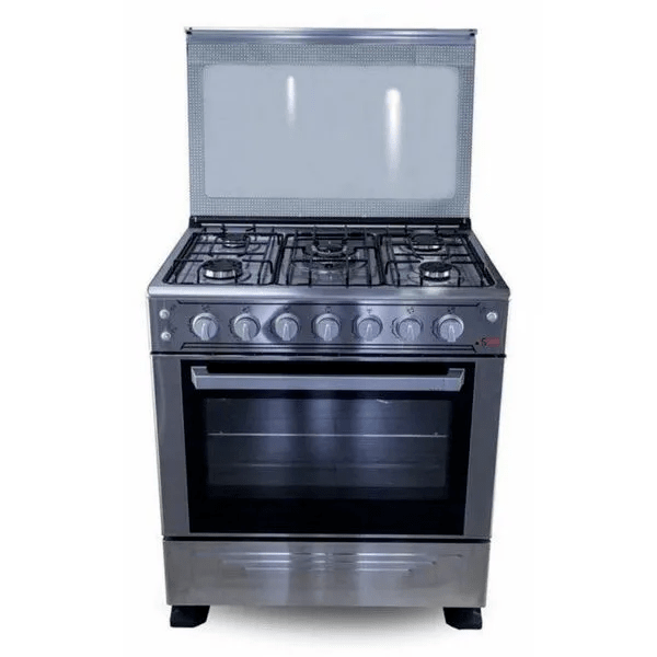 Cuisinière ASTECH 5 feux 80 X 60 INOX /80 MIS