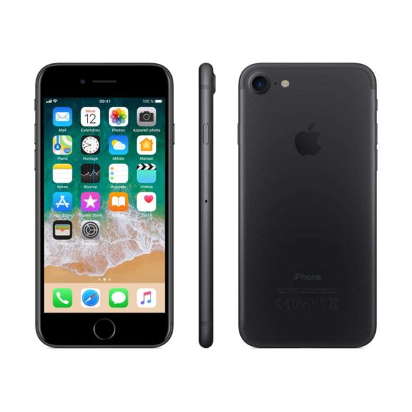 Apple iPhone 7 simple 32 Go 4.7″ – Double caméra arrière 12MP+12MP et caméra frontale 7MP