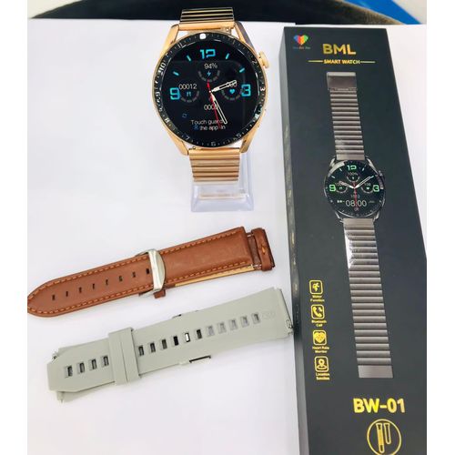 BML Montre connectée – BW-01 – 3 Bracelets