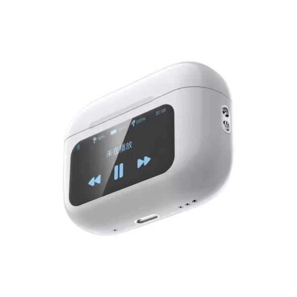 Dosspor Airking Pro Écouteur Sans Fil Bluetooth TWS Écouteurs À Réduction De Bruit Active Avec Étui De Chargement À Écran Tactile LCD – Image 3