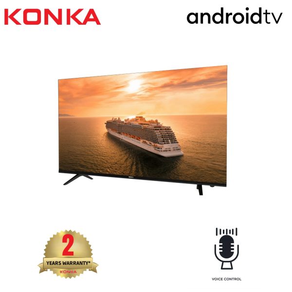 KONKA Android Smart 4K QLED TV - (43′′ Contrôle vocal Google TV)