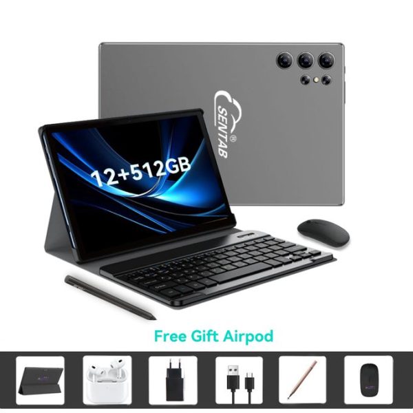 Tablette - Sentab K10 Ecran 10 pouces" - 5G - RAM 12Go - ROM 512Go