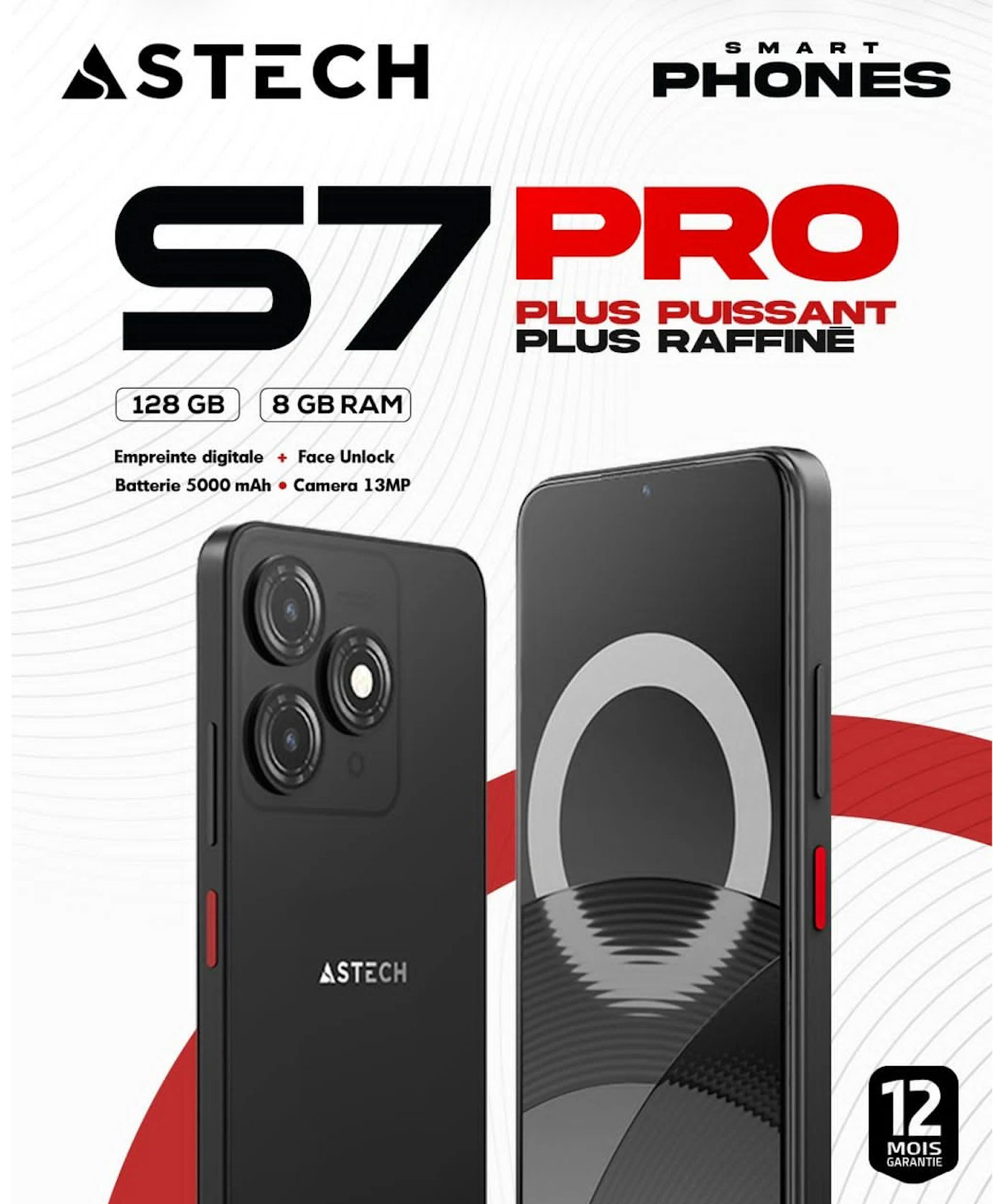 Astech S7 Pro – 128 Gb - Ram 8 Gb - Neuf