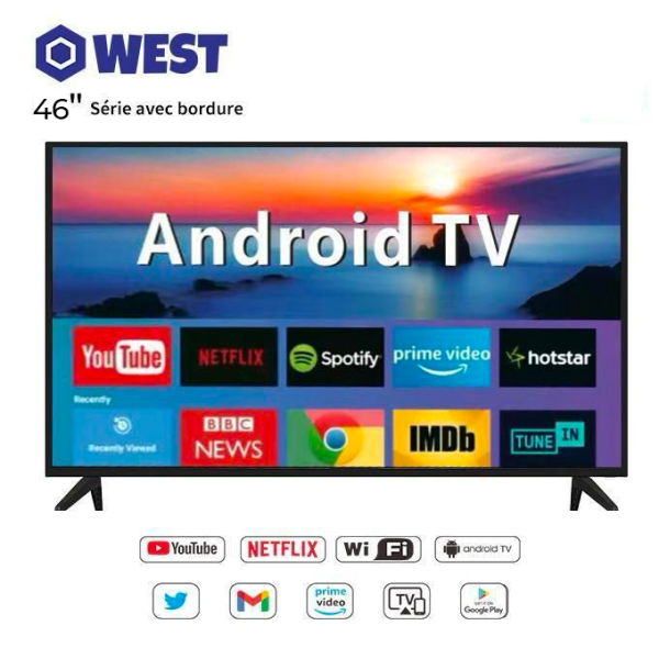 West Téléviseur 46 Pouces Smart - 46ZBWJA18W