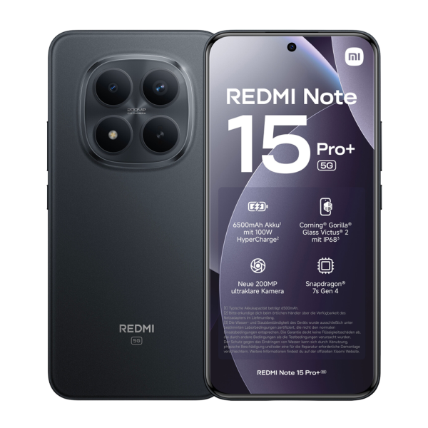 Xiaomi Redmi Note 15 Pro+ 5G - 256 Go - Ram 12 Go - Neuf